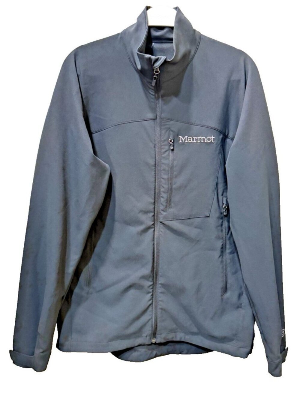 Marmot Men's M3 Softshell Bero Full Zip Windproof Jacket Sz L Black L900936